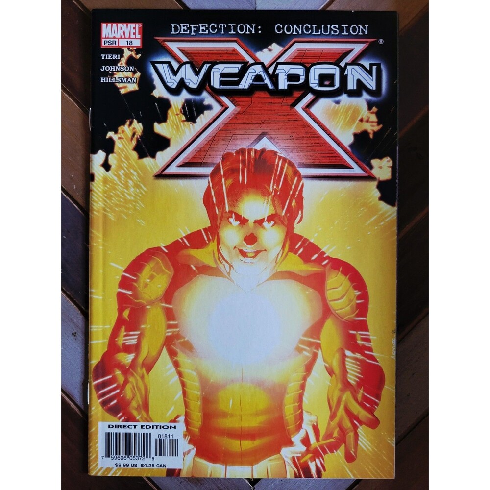Weapon X (Vol.2) #18 FN/VF (2004 Marvel) "Defection" Part 3 / By Frank Tieri